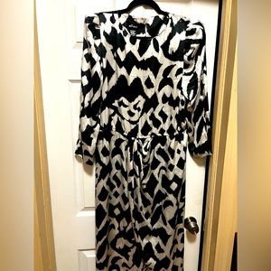 Black and white dress